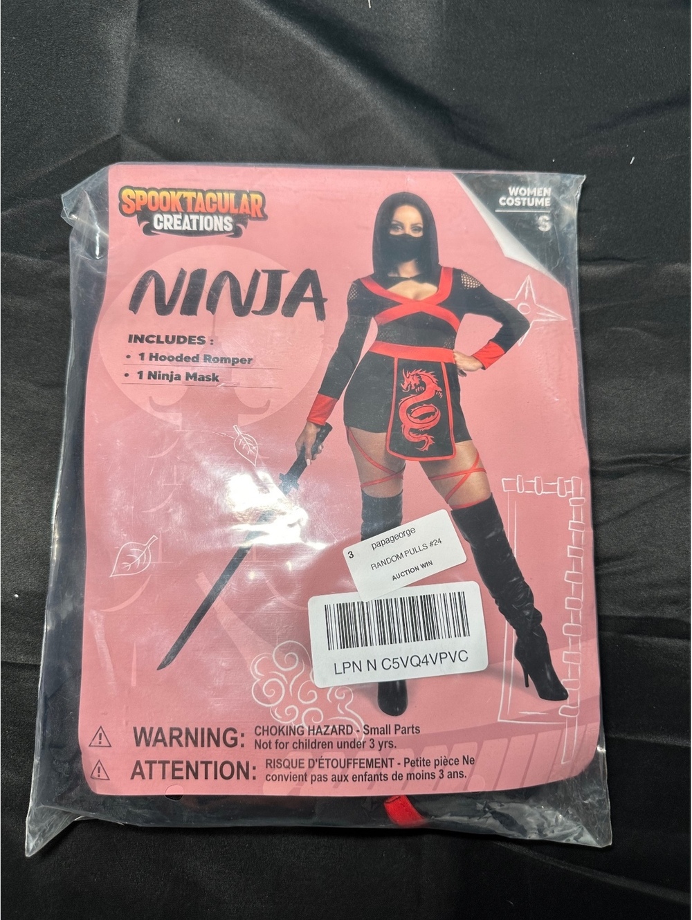 Spooktacular Creations Sexy Ninja Costume Women's Small